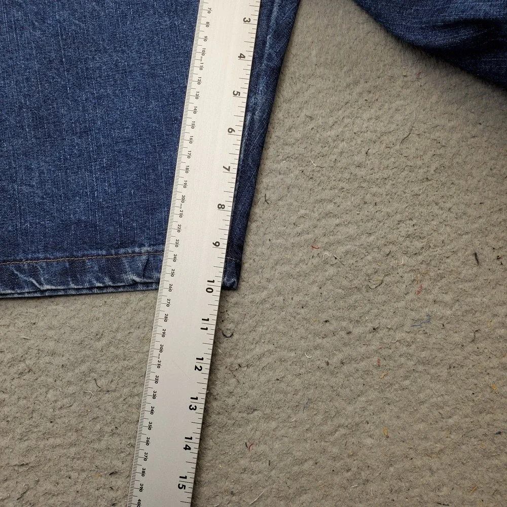 Wrangler Carpenter Shorts Mens 48‎ Blue Dungarees Loose Fit High Rise Flat Front